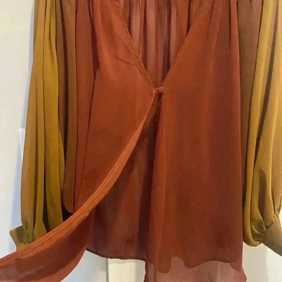 Chiffon blouse  size Small - Picture 3 of 8